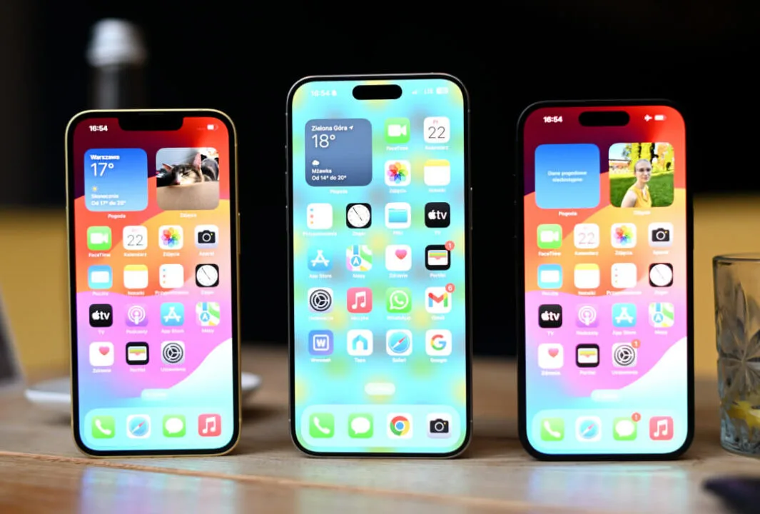 iPhone 14, iPhone 15 Pro Max i iPhone 15 / foto. instalki.pl