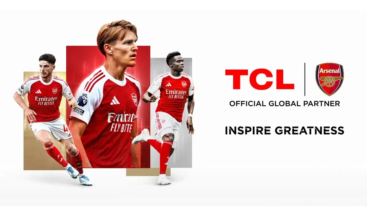 Klub piłkarski Arsenal i TCL rozszerzają współpracę na skalę globalną