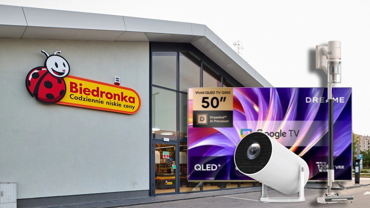Biedronka przeceniła elektronikę nawet o 50%. Kup telewizor, a odkurzacz dostaniesz za złotówkę