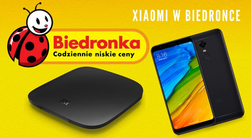 Xiaomi w Biedronce. W markecie pojawi się smartfon Redmi 5 i przystawka TV Mi Box 4K