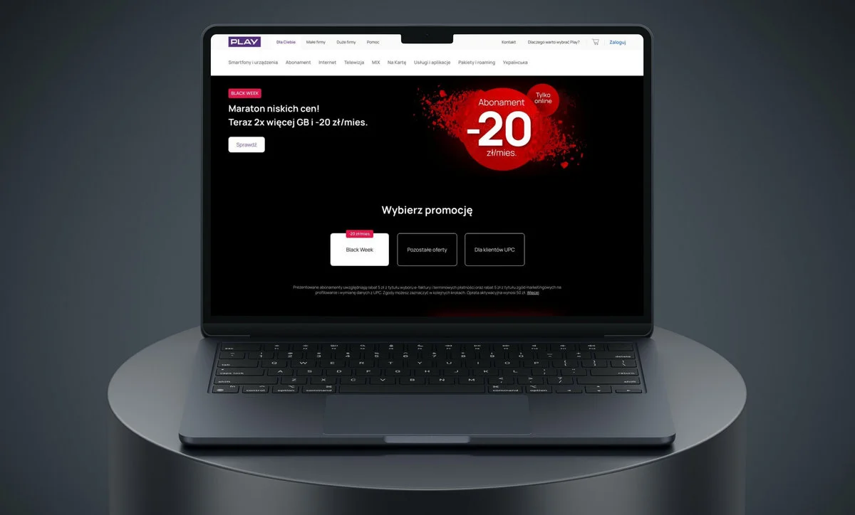 Play solidnie przecenił smartfony i abonament na Black Week