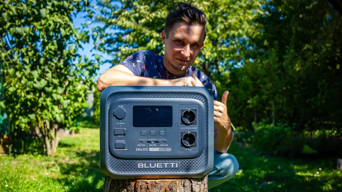 Test stacji zasilania Bluetti Elite 300. Z tym sprzętem blackout ci nie straszny