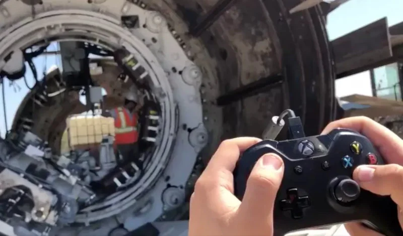 Do obsługi ogromnych maszyn drążących tunele posłuży… pad od Xbox