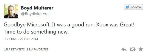 Post jaki Boyd Multerer zamieścił na Twiterze