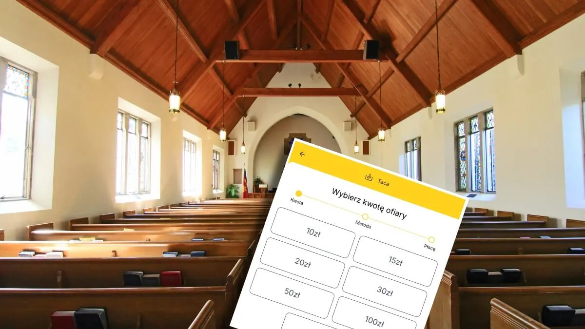 Kościół bezgotówkowy. Zamiast rzucać na tacę, skanujesz kod QR