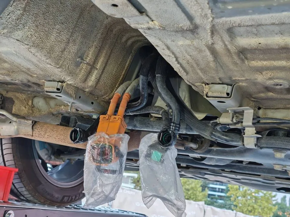 Chery Tiggo 9: podwozie bez baterii