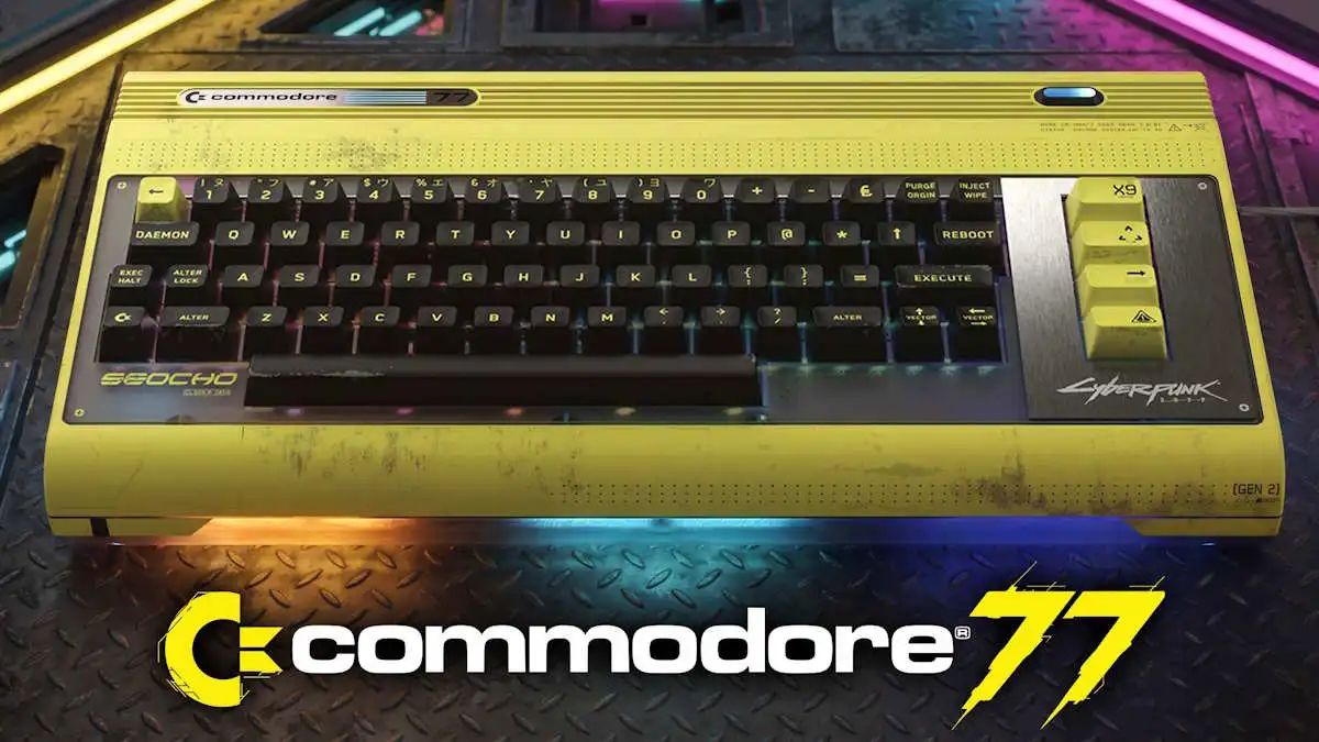 Commodore spotyka Cyberpunk 2077. Ten komputer wygląda obłędnie