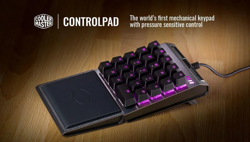 Klawiatura analogowa wyposażona w 24 klawisze, oto ControlPad od Cooler Mastera