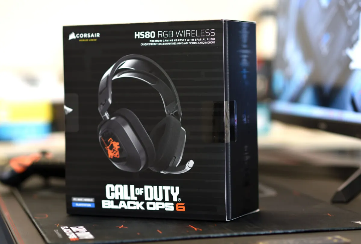 Corsair HS80 RGB Wireless - Call of Duty: Black Ops 6 Edition