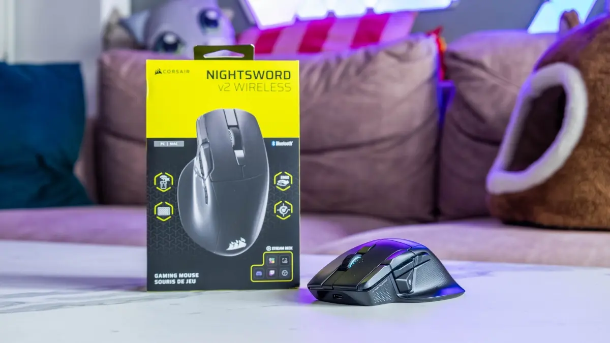 Recenzja Corsair Nightsword V2 Wireless. Mysz z nietuzinkową funkcją