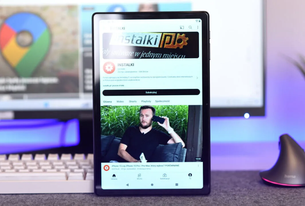 Oglądanie YouTube na Cubot TAB 50