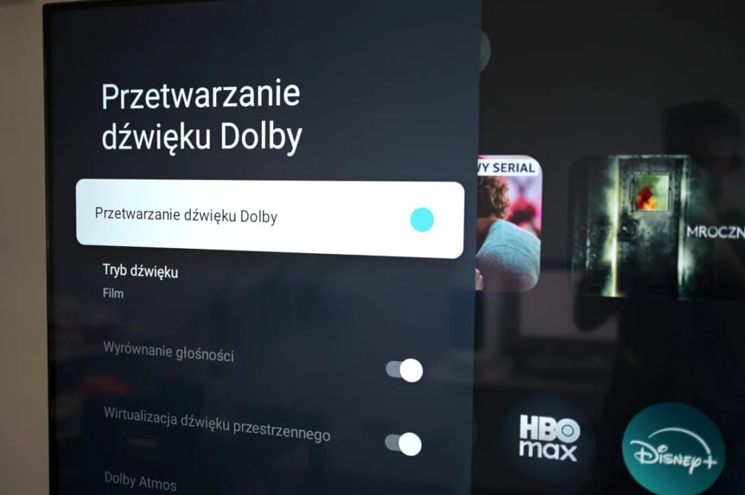 Przetwarzanie dźwięku w Dreame 65S100 Mini LED 4K TV