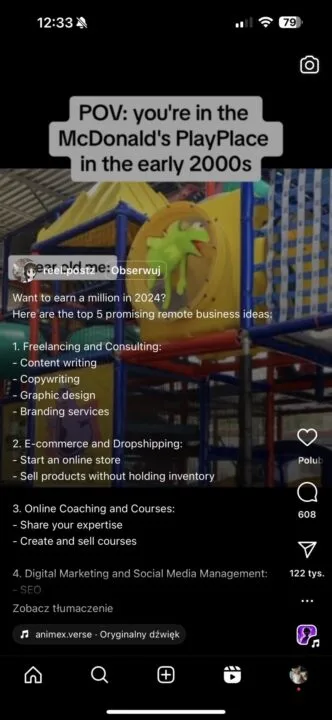 Dziwne opisy na Instagramie