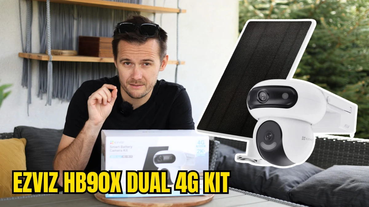 Ta kamera działa bez gniazdka i Wi-Fi. EZVIZ HB90x Dual 4G Kit pilnuje domu na własnych zasadach 