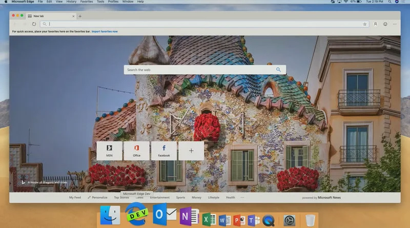 Microsoft zaprezentował przeglądarkę Edge z silnikiem Chromium dla systemu MacOS