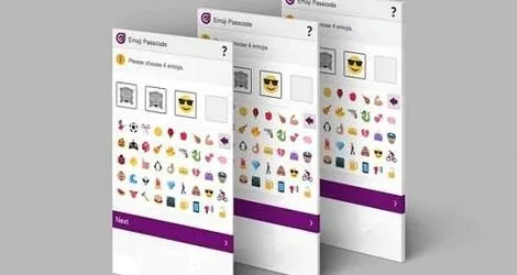 Emotikony zamiast kodu pin?