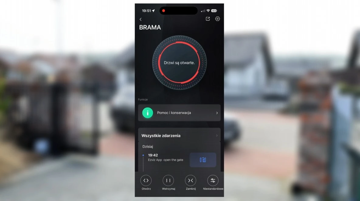 Aplikacja mobilna Ezviz