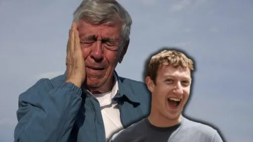 Facebook wspiera oszustów mark zuckerberg scam