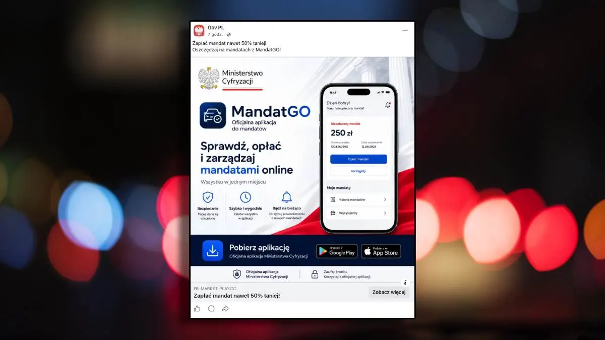 Uwaga na fałszywą aplikację MandatGo. Hakerzy przejmują kontrolę nad twoją kamerą i mikrofonem