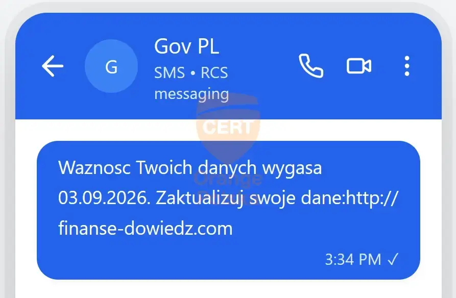 mobywatel falszywy sms