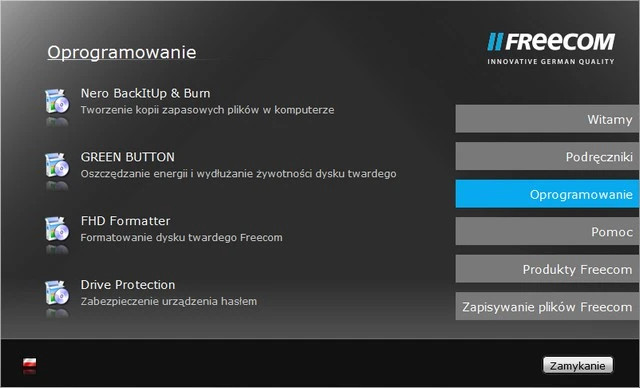 Freecom ToughDrive Software