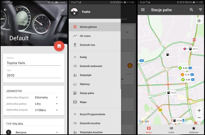 Fuelio – wydatki na samochód pod kontrolą (recenzja)
