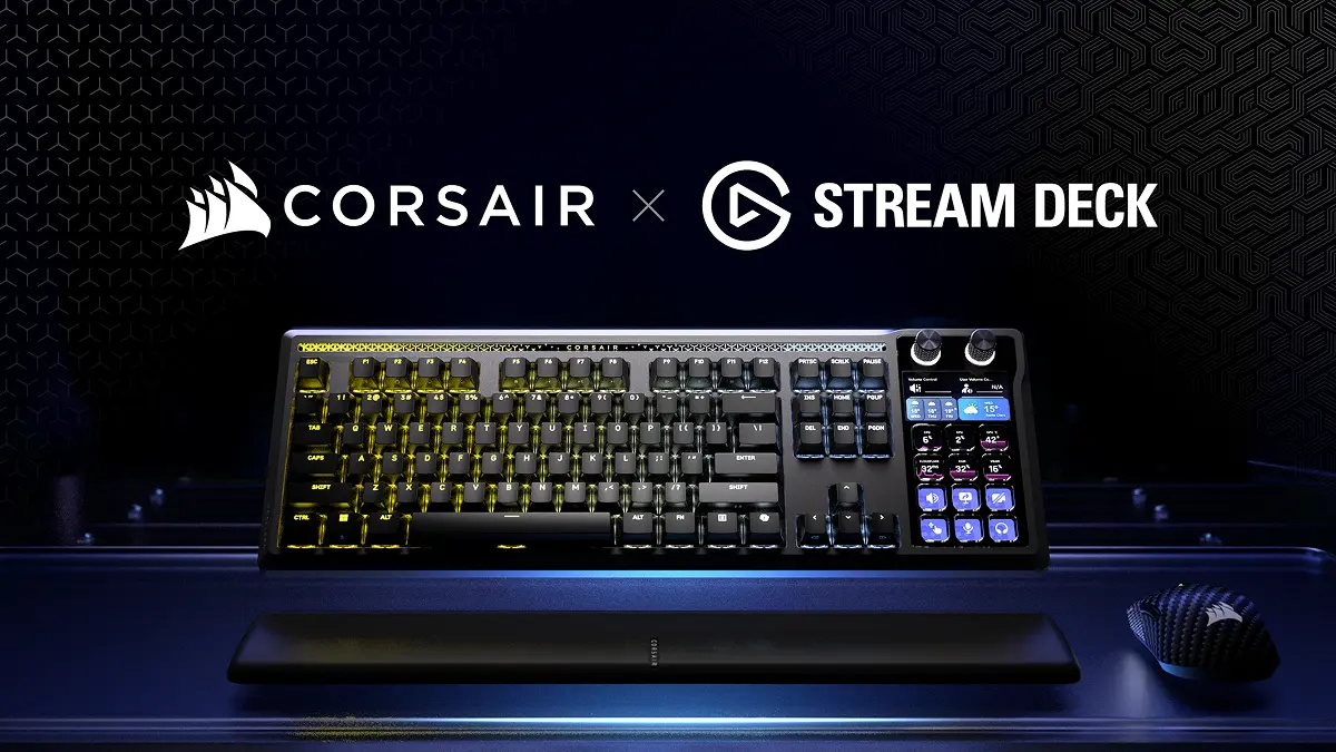 Stream Deck wbudowany w klawiaturę? Corsair pokazuje, jak to działa