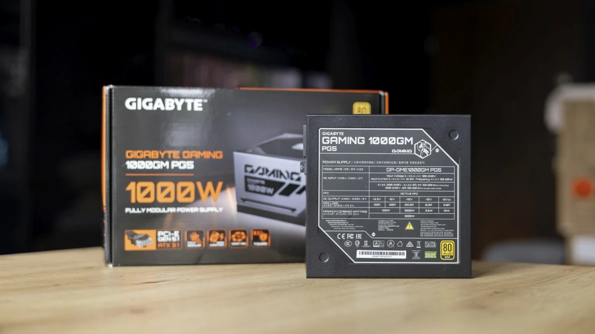 GIGABYTE UD1000GM PG5 V2 – zasilacz 1000 W ATX 3.1 za mniej niż 500 zł
