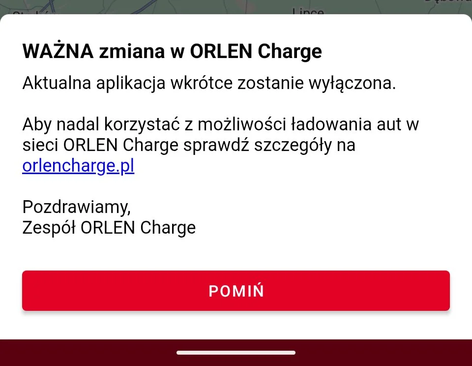 Likwidacja aplikacji Orlen Charge. Co dalej z ładowaniem elektryków?