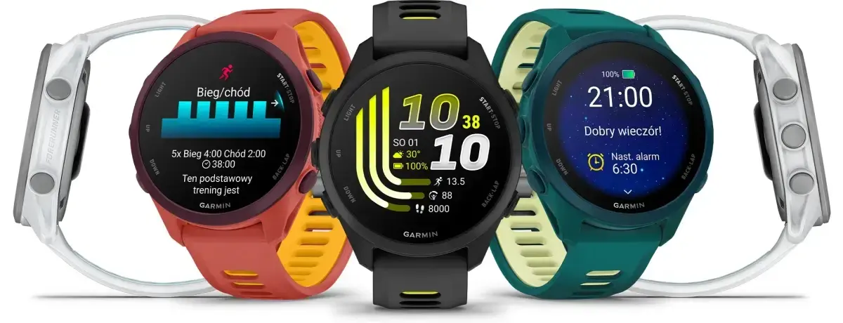 Zegarki Garmin Forerunner 170, różne kolory