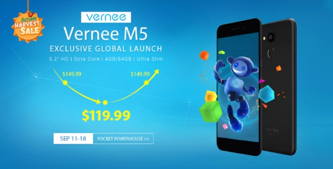 Vernee M5: dobrze wyposażony smartfon za niecałe 425 zł trafił do przedsprzedaży