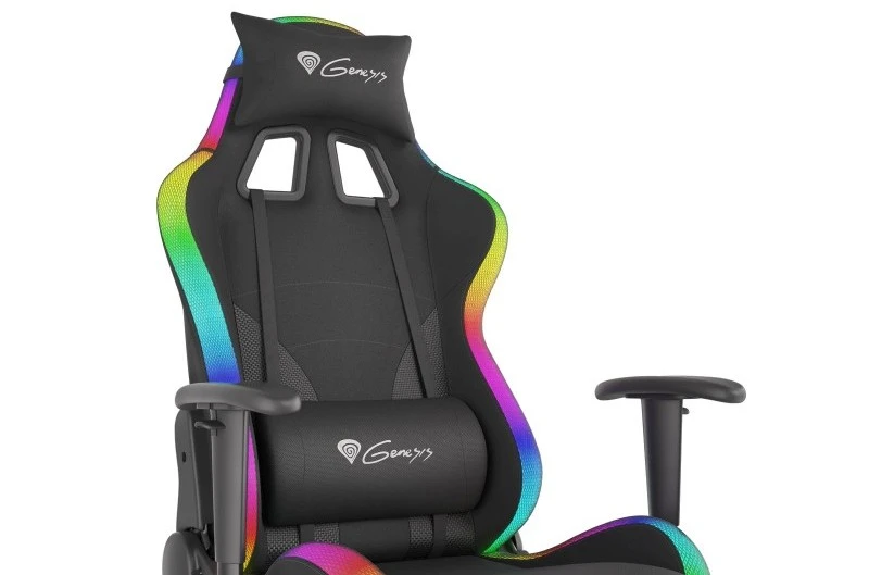 Genesis prezentuje fotele dla graczy z podświetleniem RGB – nie są drogie