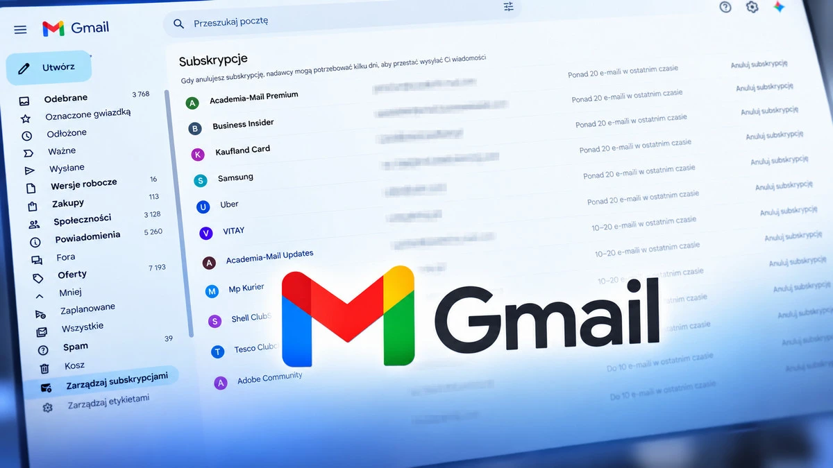 Gmail ma ukryty trik. Tak szybko pozbędziesz się newsletterów i spamu