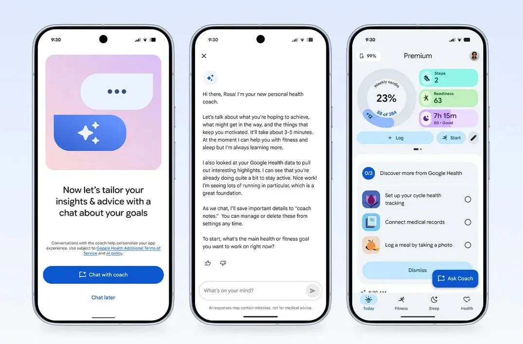 Google Health Coach
