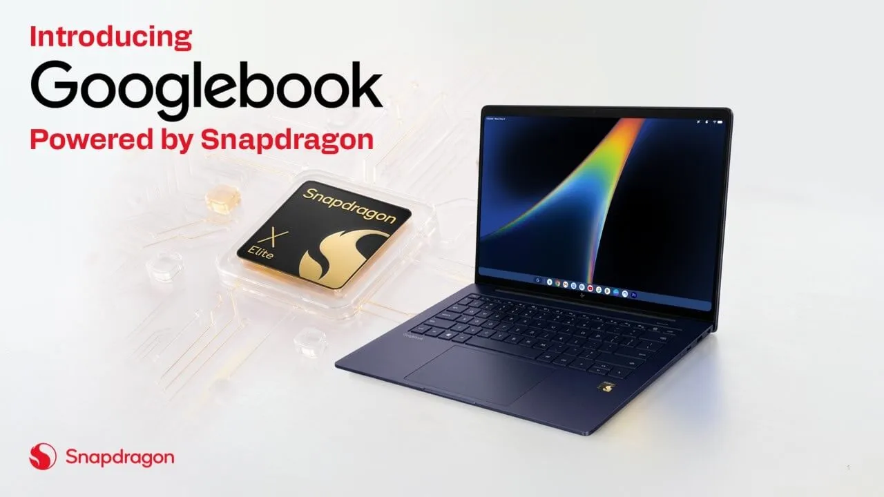 Pierwsze laptopy Googlebook będą napędzane przez Snapdragon X Elite
