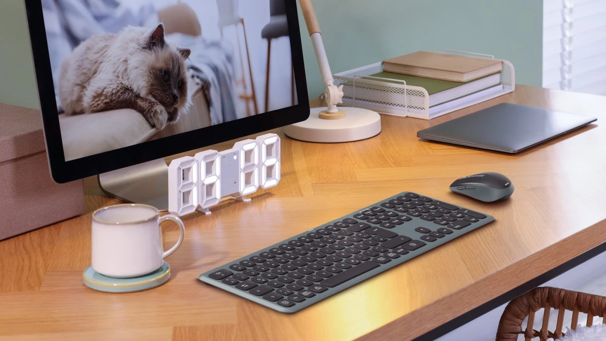 Nowy zestaw bezprzewodowy Hama WKM-550 z przyciskiem Assist AI