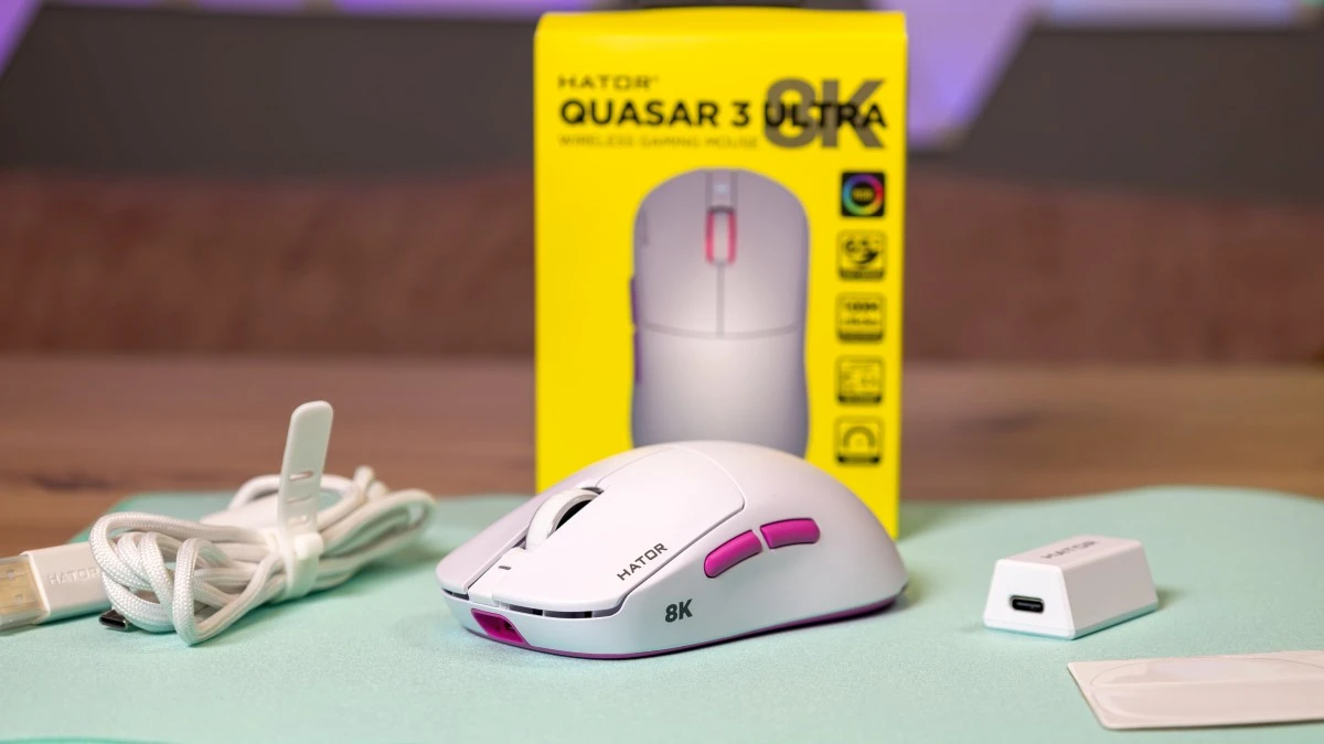 Hator Quasar 3 Ultra 8K Wireless za 300 zł mnie zaskoczyła (recenzja)