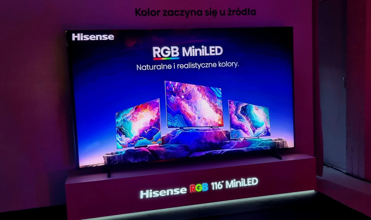 To może być przełomowy rok dla Hisense TV. Telewizory RGB MINI LED trafiają do Polski