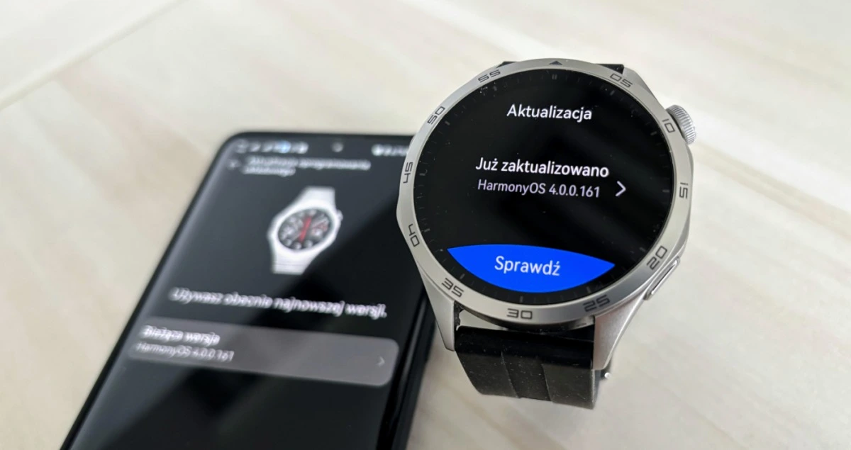 Huawei Watch GT 4: informacja o aktualizacji HarmonyOS 4.0.0.161