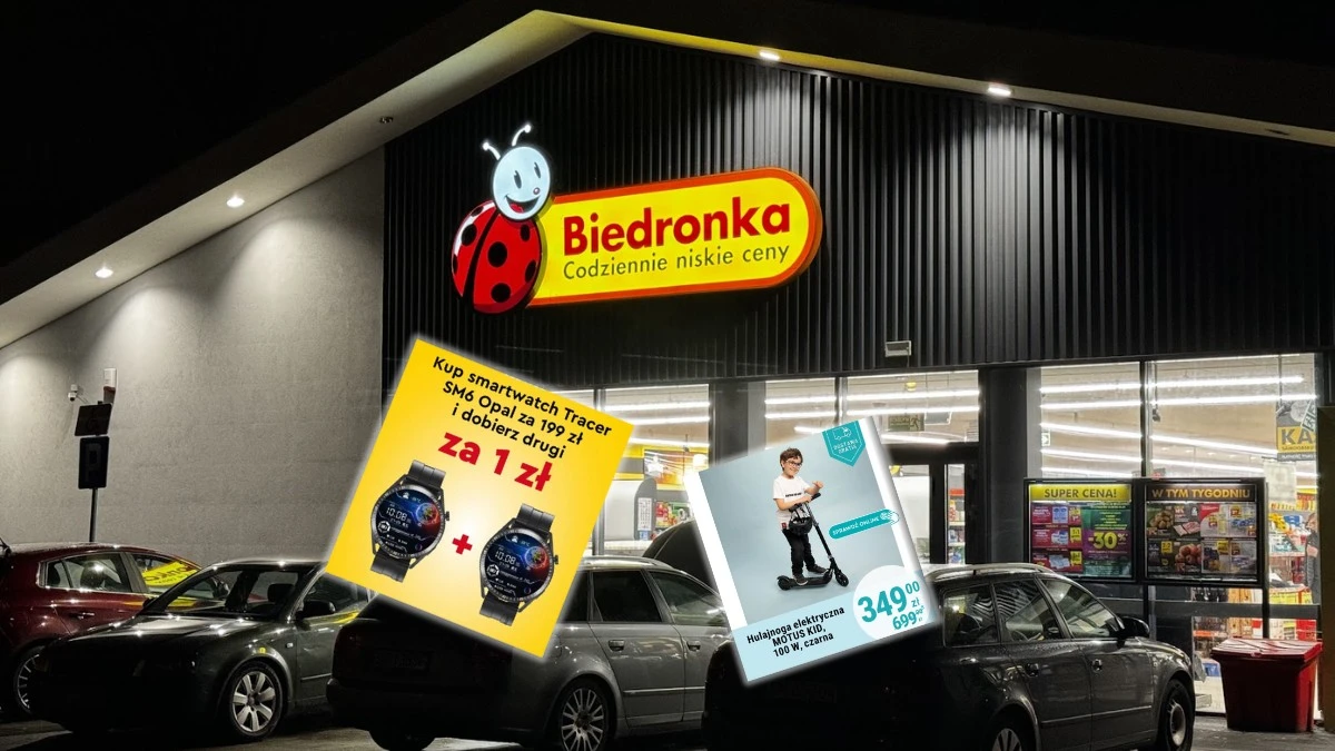 Hulajnoga elektryczna za 349 złotych w Biedronce. To nie wszystko