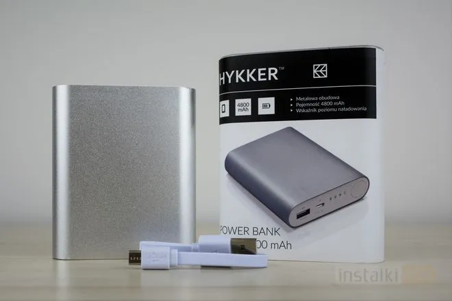 Test taniego powerbanka z Biedronki – Hykker PB-01 4800 mAh