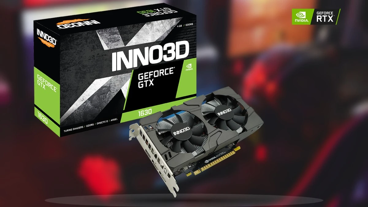 INNO3D GeForce GTX 1630 TWIN X2 OC – nowe GPU jak… GTX 1050 Ti