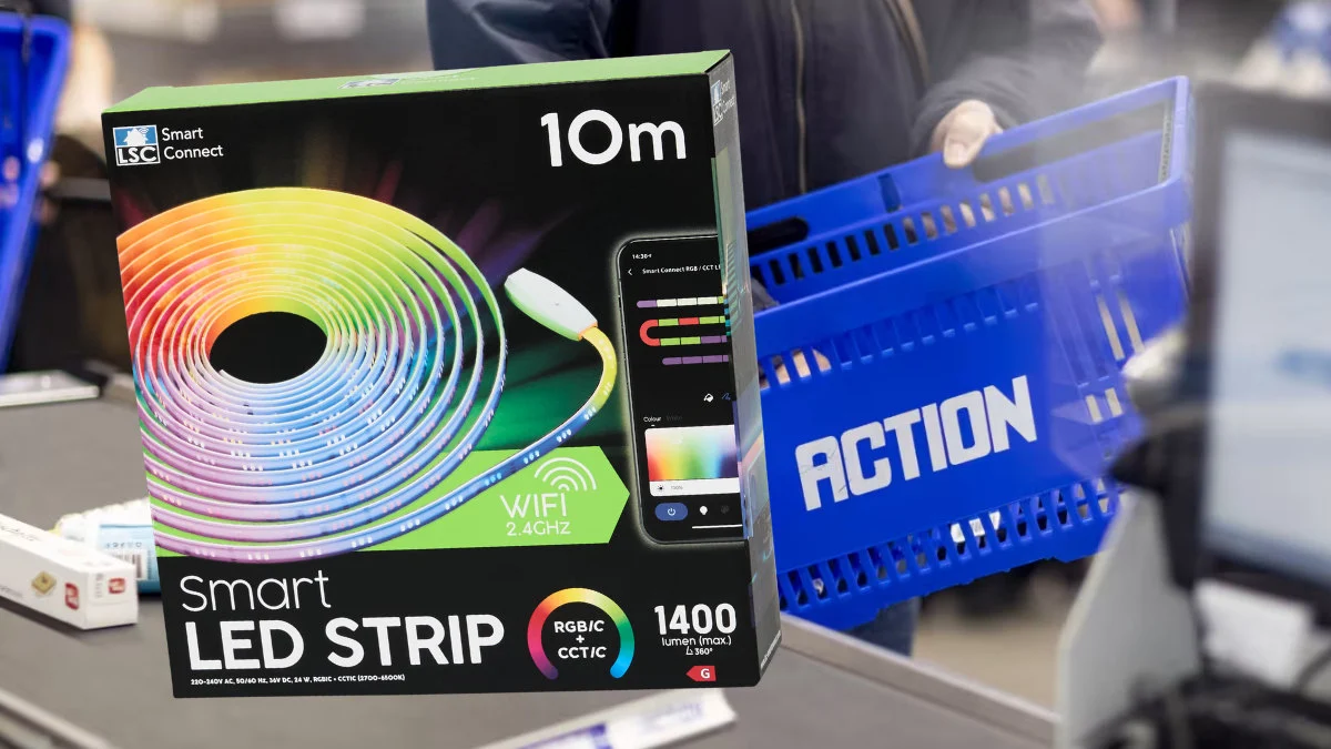 Aż 10 metrów, 1400 lumenów i sterowanie z aplikacji. Smart listwa RGB za grosze w Action