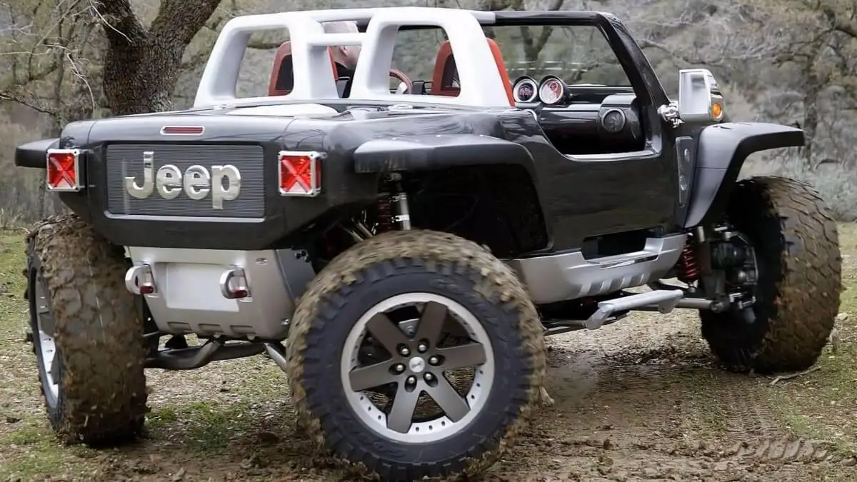 Jeep Hurricane tryb Zero Steer
