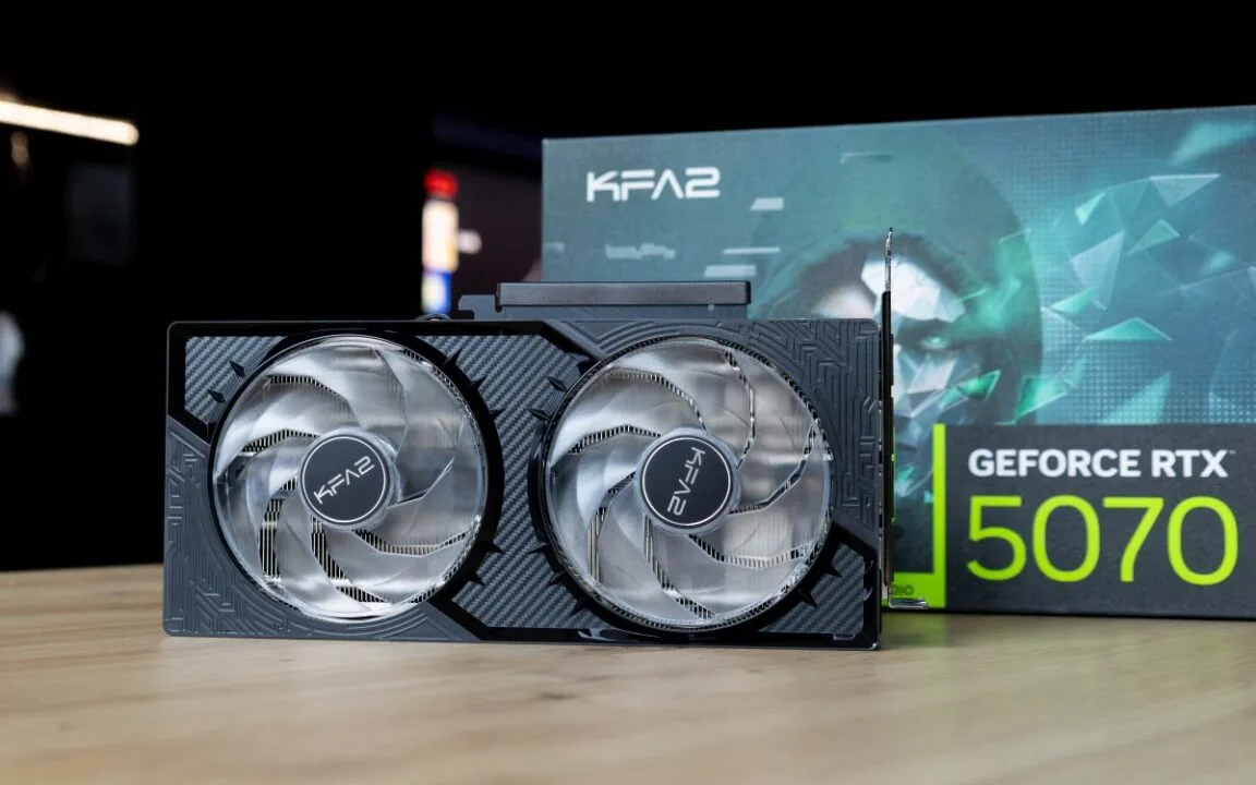 KFA2 RTX 5070 1-Click OC – recenzja. Najtańszy RTX serii 50