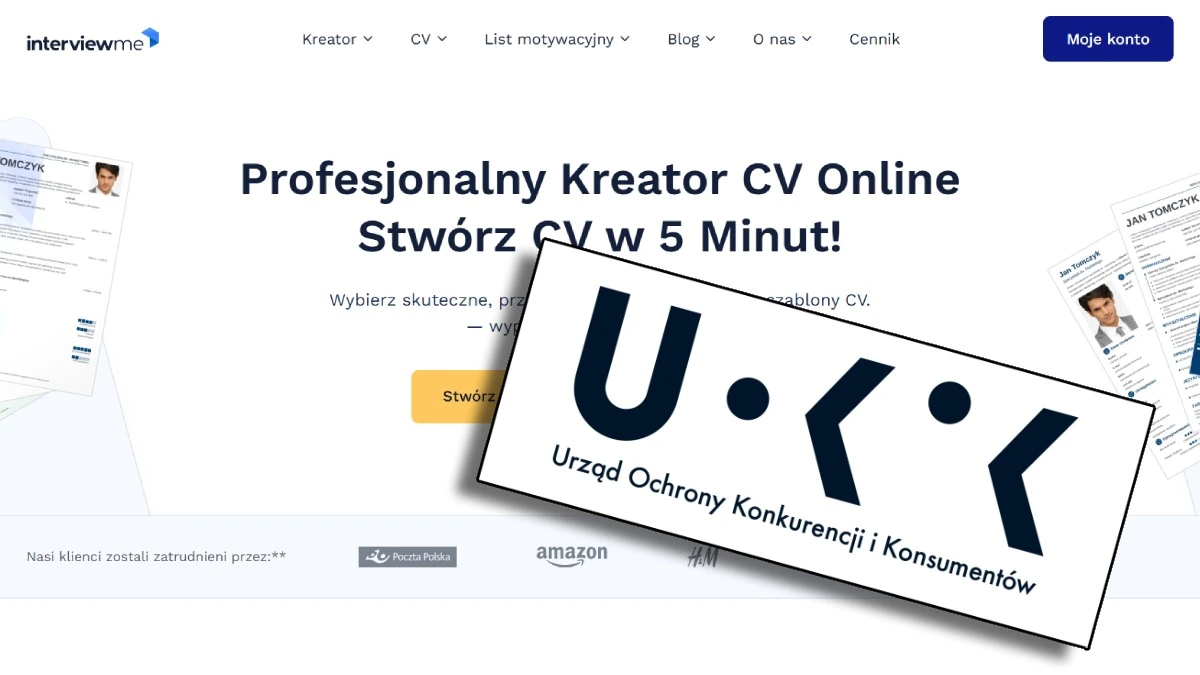Tysiące Polaków mogły dać się nabrać. UOKiK ukarał popularny kreator CV