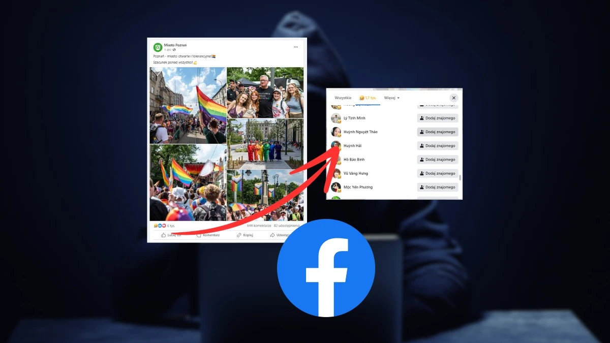 Kupowanie reakcji na Facebooku ma się świetnie. Marsz równości w Poznaniu i smutni Wietnamczycy