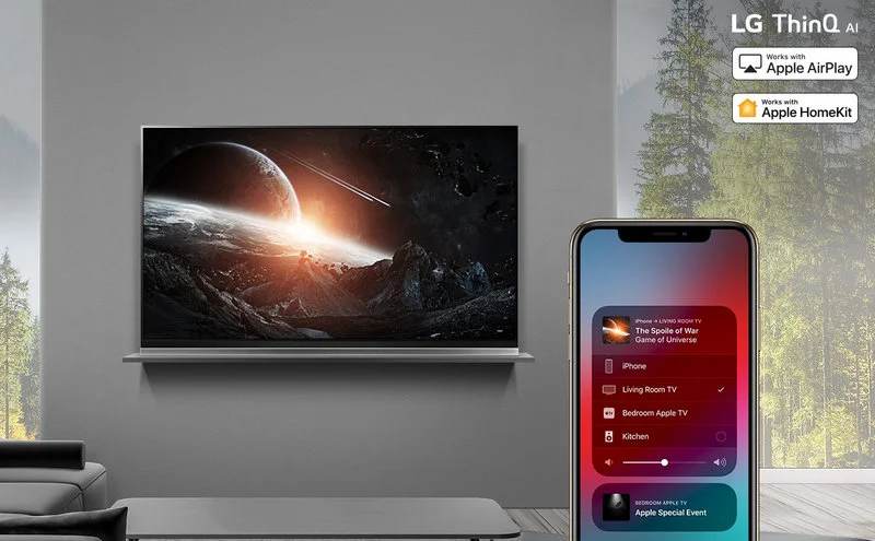 Telewizory LG ze wsparciem dla Apple AirPlay 2 i HomeKit