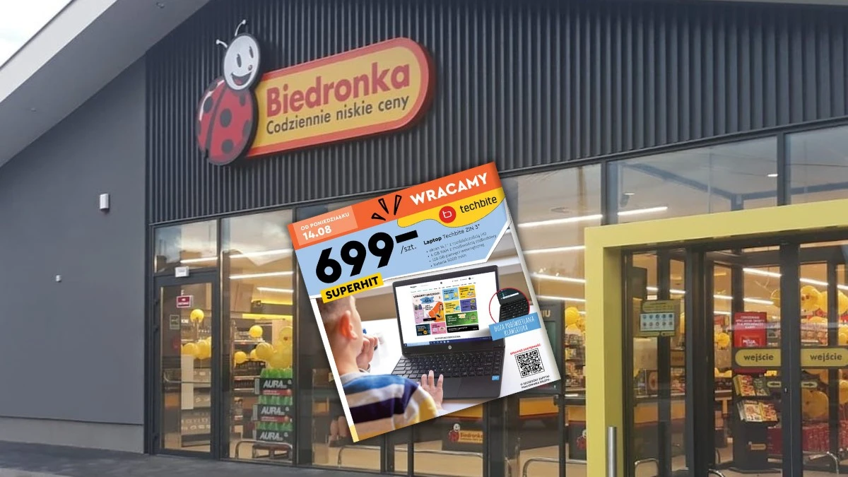 Laptopy za 699 złotych w Biedronce. Tak tanio jeszcze nie było