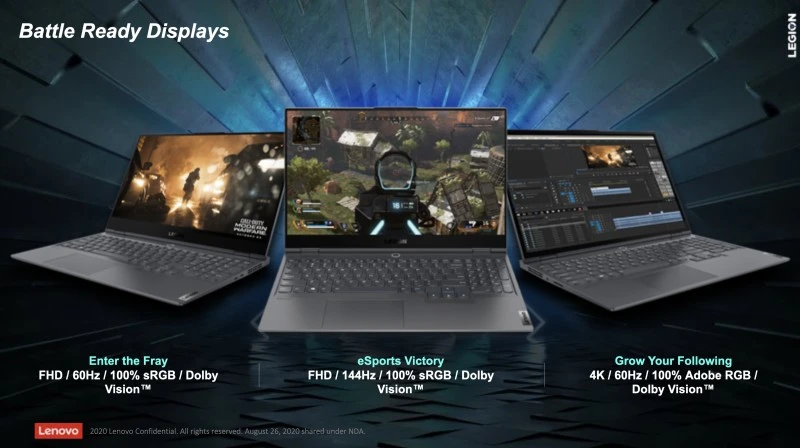 Lenovo Legion Slim 7i to najlżejszy laptop gamingowy z kartą NVIDIA GeForce RTX